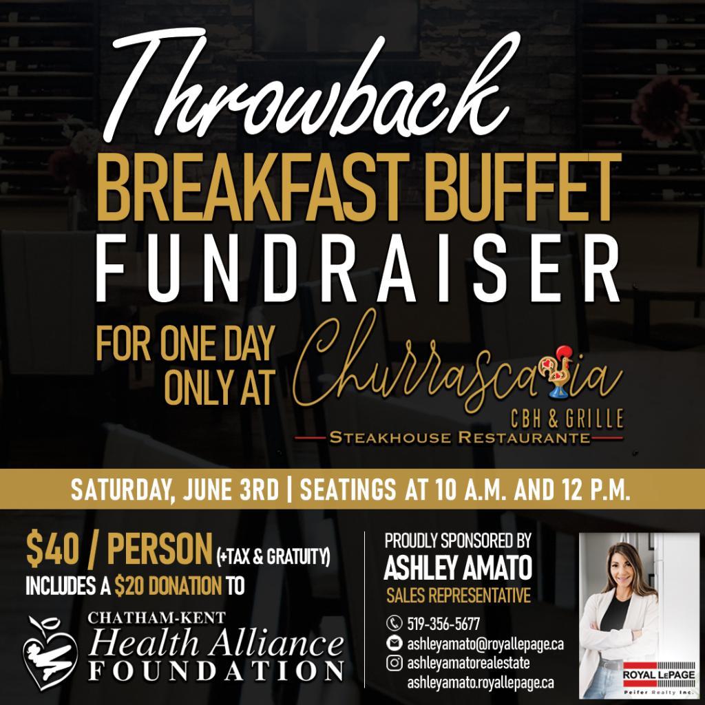 Throwback Breakfast Buffet Fundraiser | Chatham