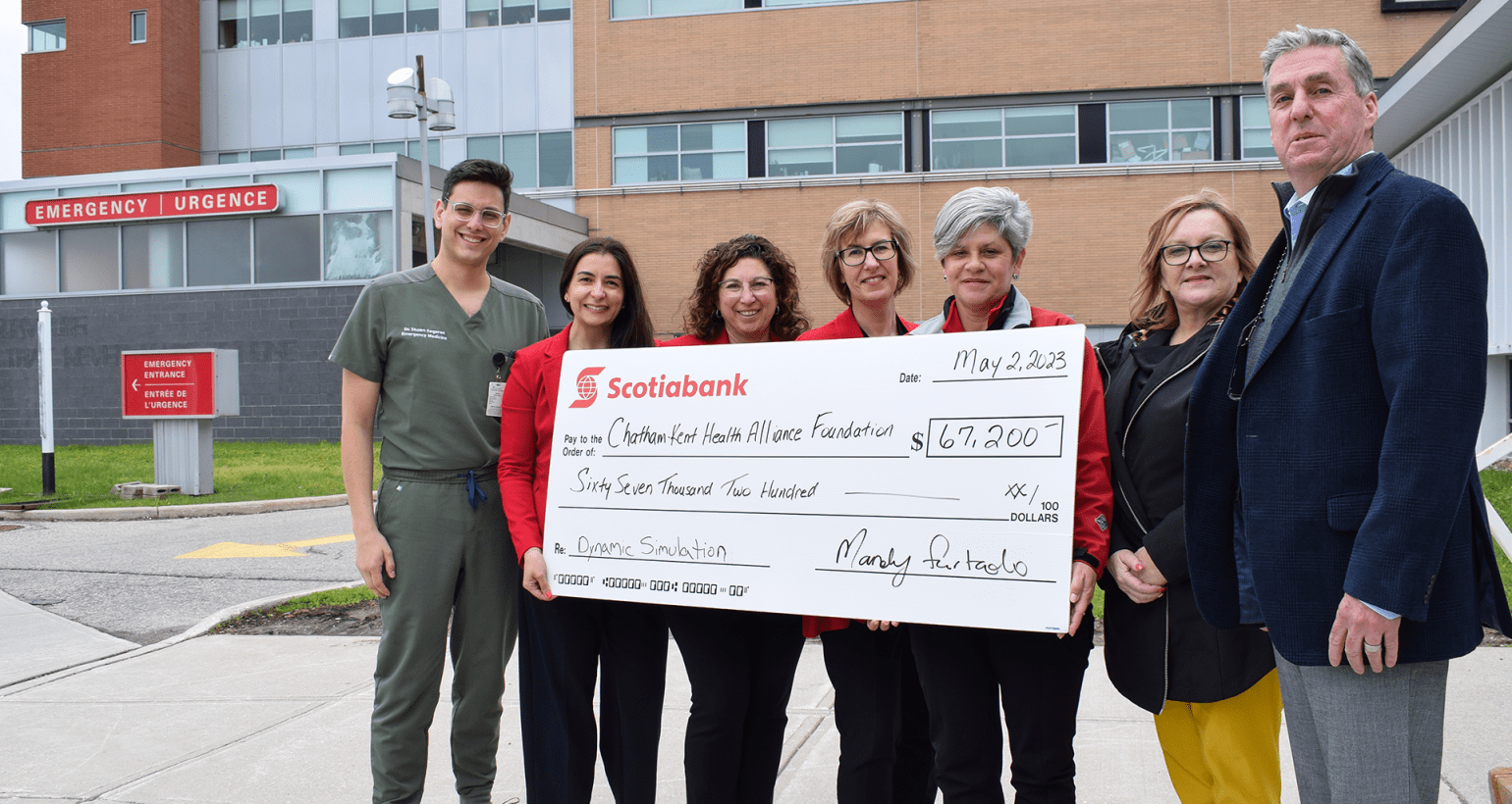 Scotiabank partners with Foundation in support of Dynamic Simulation Program at CKHA