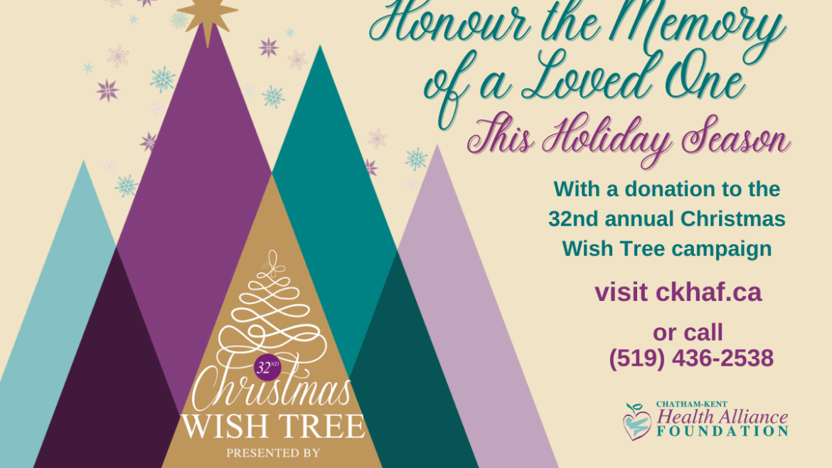Christmas Wish Tree to Honour Local Community Members