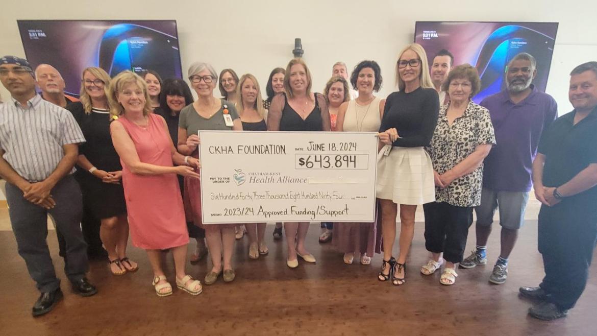 Foundation celebrates $643,894 in approved funding to CKHA